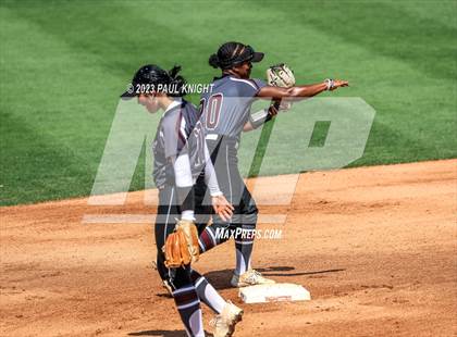 Thumbnail 3 in Pearland vs. Guyer (UIL 6A Softball Final) photogallery.