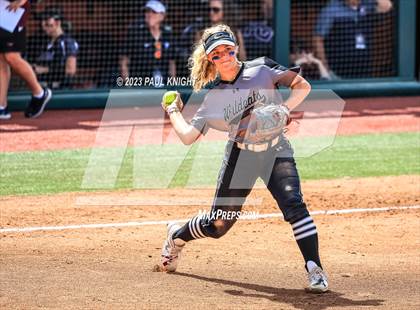 Thumbnail 1 in Pearland vs. Guyer (UIL 6A Softball Final) photogallery.