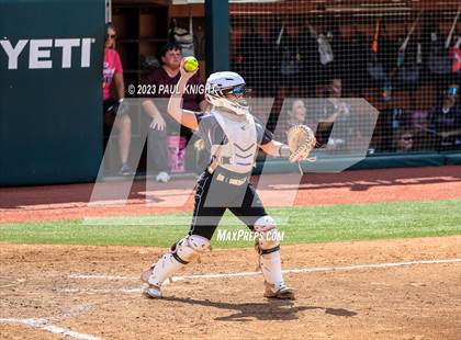 Thumbnail 2 in Pearland vs. Guyer (UIL 6A Softball Final) photogallery.