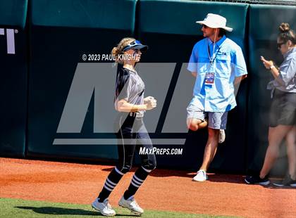 Thumbnail 1 in Pearland vs. Guyer (UIL 6A Softball Final) photogallery.