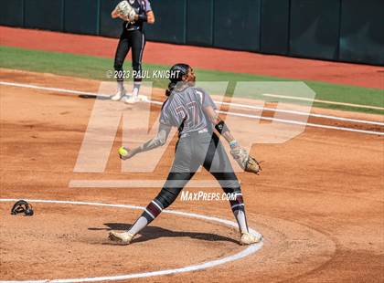 Thumbnail 2 in Pearland vs. Guyer (UIL 6A Softball Final) photogallery.