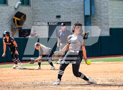 Thumbnail 3 in Pearland vs. Guyer (UIL 6A Softball Final) photogallery.