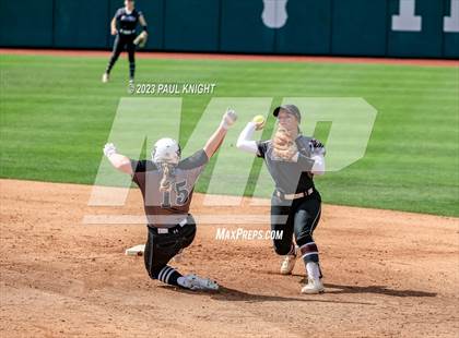 Thumbnail 1 in Pearland vs. Guyer (UIL 6A Softball Final) photogallery.