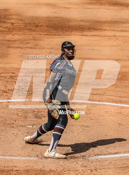 Thumbnail 2 in Pearland vs. Guyer (UIL 6A Softball Final) photogallery.