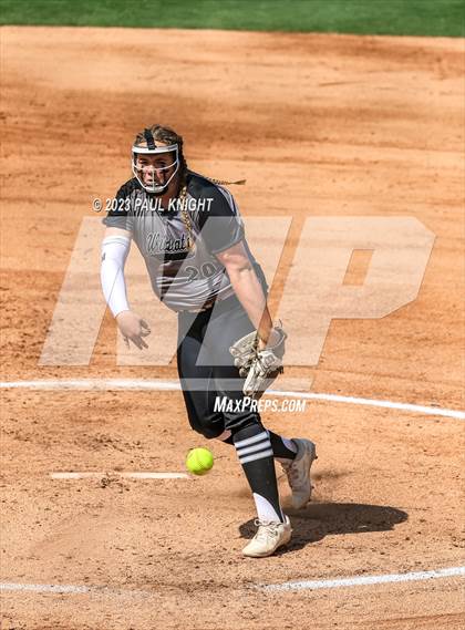 Thumbnail 2 in Pearland vs. Guyer (UIL 6A Softball Final) photogallery.