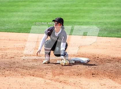 Thumbnail 1 in Pearland vs. Guyer (UIL 6A Softball Final) photogallery.