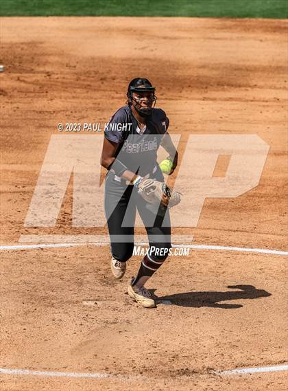Thumbnail 3 in Pearland vs. Guyer (UIL 6A Softball Final) photogallery.