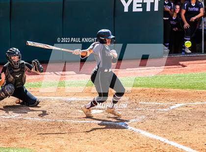 Thumbnail 1 in Pearland vs. Guyer (UIL 6A Softball Final) photogallery.