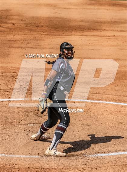 Thumbnail 1 in Pearland vs. Guyer (UIL 6A Softball Final) photogallery.
