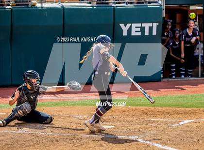 Thumbnail 1 in Pearland vs. Guyer (UIL 6A Softball Final) photogallery.