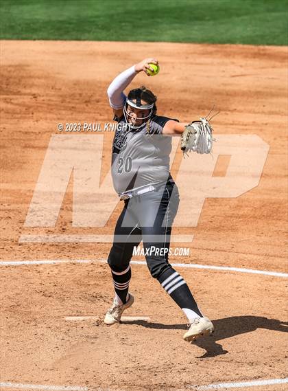 Thumbnail 2 in Pearland vs. Guyer (UIL 6A Softball Final) photogallery.