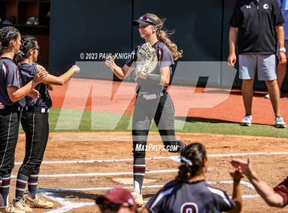 Thumbnail 1 in Pearland vs. Guyer (UIL 6A Softball Final) photogallery.