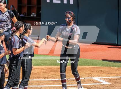 Thumbnail 3 in Pearland vs. Guyer (UIL 6A Softball Final) photogallery.