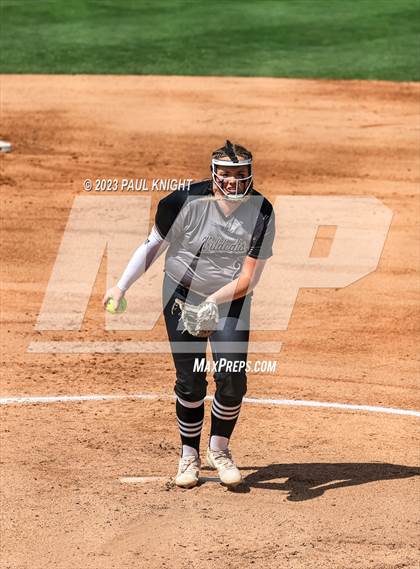 Thumbnail 3 in Pearland vs. Guyer (UIL 6A Softball Final) photogallery.
