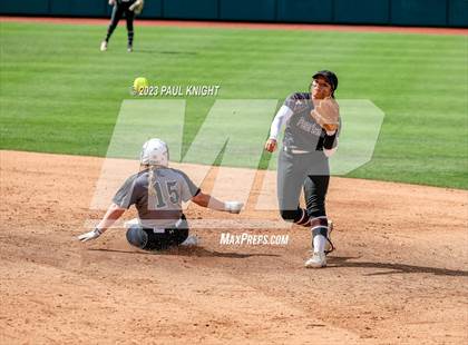 Thumbnail 3 in Pearland vs. Guyer (UIL 6A Softball Final) photogallery.