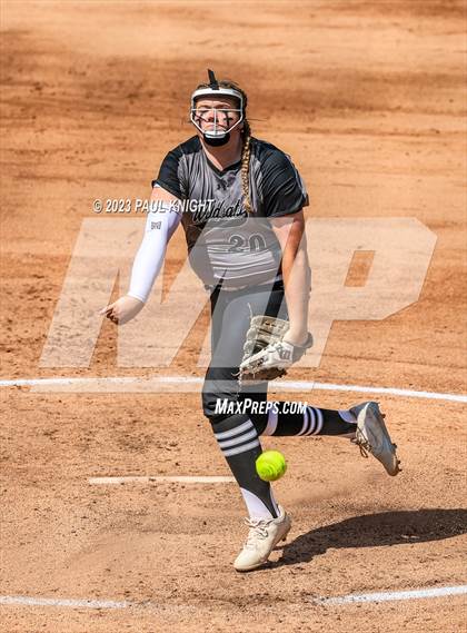 Thumbnail 2 in Pearland vs. Guyer (UIL 6A Softball Final) photogallery.