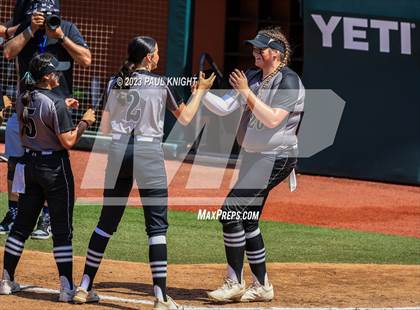 Thumbnail 1 in Pearland vs. Guyer (UIL 6A Softball Final) photogallery.