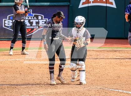 Thumbnail 1 in Pearland vs. Guyer (UIL 6A Softball Final) photogallery.