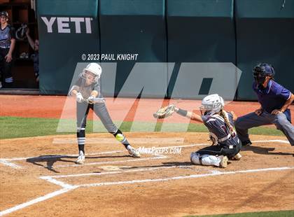 Thumbnail 1 in Pearland vs. Guyer (UIL 6A Softball Final) photogallery.