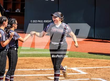 Thumbnail 2 in Pearland vs. Guyer (UIL 6A Softball Final) photogallery.