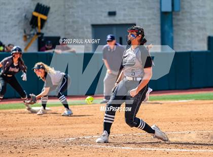 Thumbnail 2 in Pearland vs. Guyer (UIL 6A Softball Final) photogallery.