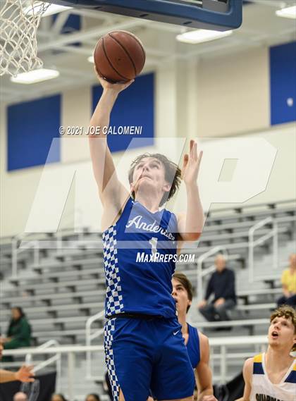 Thumbnail 2 in Anderson vs John Paul II (Spurs High School Showcase) photogallery.