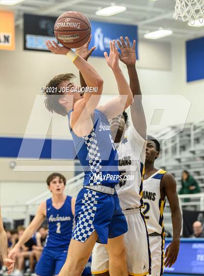 Thumbnail 2 in Anderson vs John Paul II (Spurs High School Showcase) photogallery.