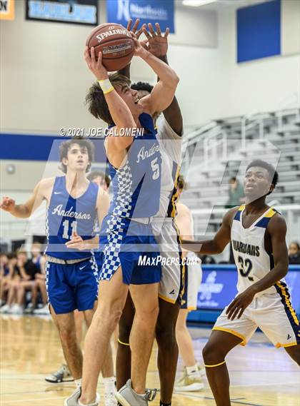 Thumbnail 3 in Anderson vs John Paul II (Spurs High School Showcase) photogallery.