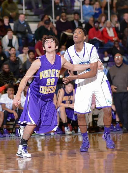 Thumbnail 2 in HCYA vs. Word of God Christian Academy (HighSchoolOT.com Holiday Invitational) photogallery.