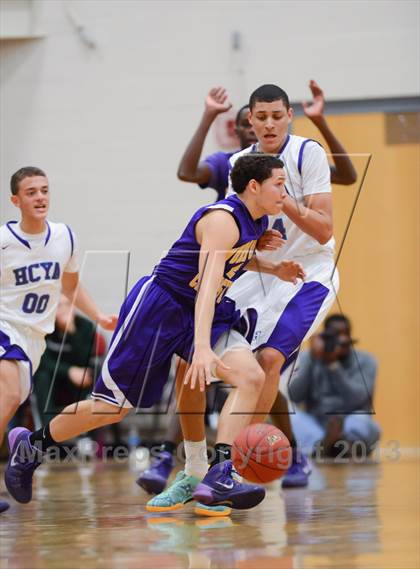 Thumbnail 3 in HCYA vs. Word of God Christian Academy (HighSchoolOT.com Holiday Invitational) photogallery.