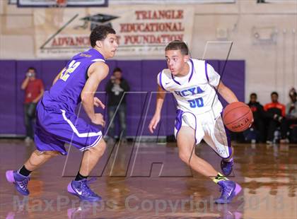 Thumbnail 1 in HCYA vs. Word of God Christian Academy (HighSchoolOT.com Holiday Invitational) photogallery.
