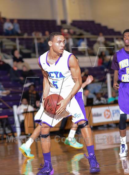 Thumbnail 2 in HCYA vs. Word of God Christian Academy (HighSchoolOT.com Holiday Invitational) photogallery.