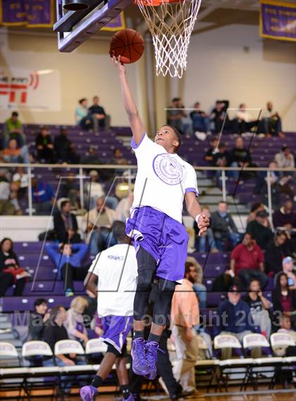 Thumbnail 1 in HCYA vs. Word of God Christian Academy (HighSchoolOT.com Holiday Invitational) photogallery.