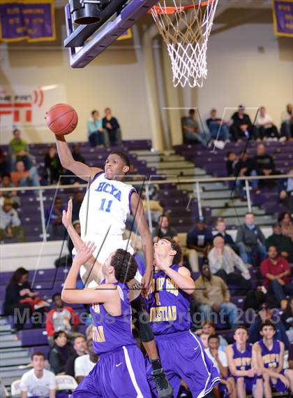 Thumbnail 2 in HCYA vs. Word of God Christian Academy (HighSchoolOT.com Holiday Invitational) photogallery.
