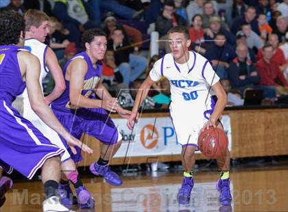 Thumbnail 1 in HCYA vs. Word of God Christian Academy (HighSchoolOT.com Holiday Invitational) photogallery.