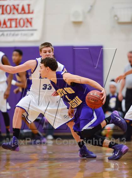 Thumbnail 3 in HCYA vs. Word of God Christian Academy (HighSchoolOT.com Holiday Invitational) photogallery.