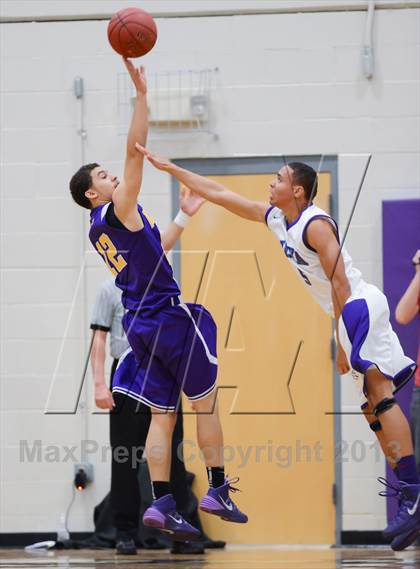 Thumbnail 2 in HCYA vs. Word of God Christian Academy (HighSchoolOT.com Holiday Invitational) photogallery.