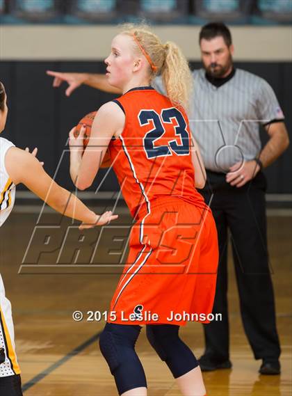 Thumbnail 1 in Brennan vs Seven Lakes (McDonald's Texas Invitational) photogallery.