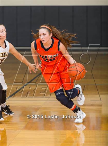 Thumbnail 1 in Brennan vs Seven Lakes (McDonald's Texas Invitational) photogallery.