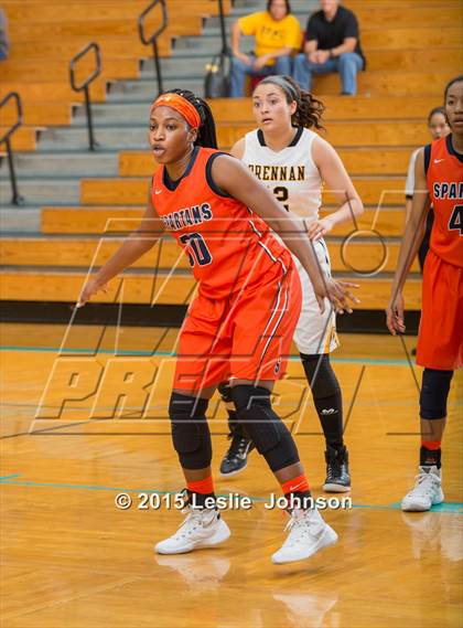 Thumbnail 3 in Brennan vs Seven Lakes (McDonald's Texas Invitational) photogallery.