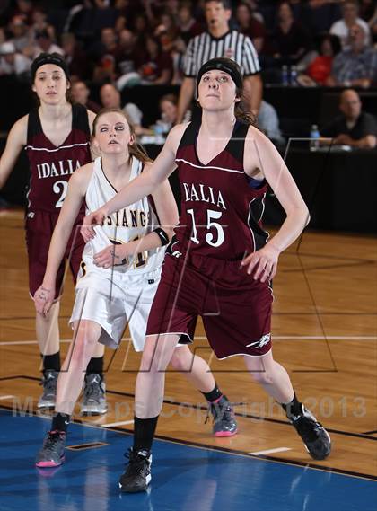 Thumbnail 1 in Kim vs. Idalia (CHSAA 1A Great 8) photogallery.