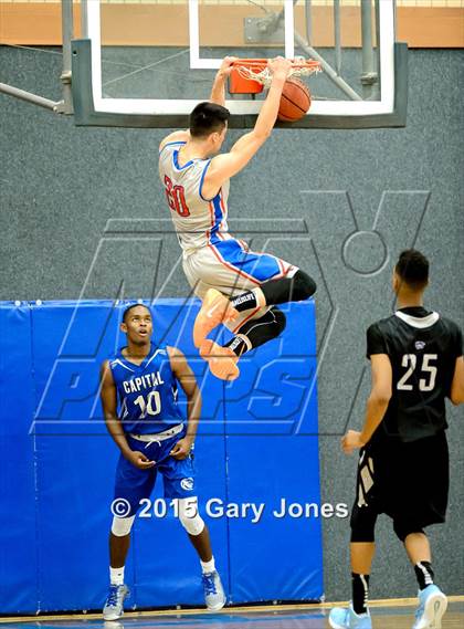 Thumbnail 1 in North vs South (Sacramento Optimist All-Star Basketball) photogallery.