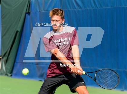 Thumbnail 3 in NYSPHSAA Championships (Singles 1st Round) photogallery.