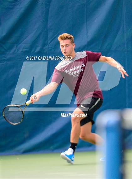 Thumbnail 1 in NYSPHSAA Championships (Singles 1st Round) photogallery.