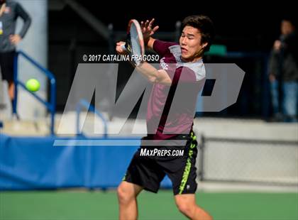 Thumbnail 1 in NYSPHSAA Championships (Singles 1st Round) photogallery.