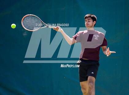 Thumbnail 3 in NYSPHSAA Championships (Singles 1st Round) photogallery.