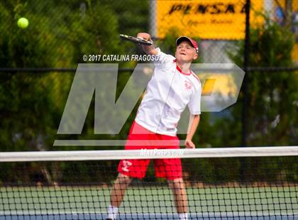 Thumbnail 1 in NYSPHSAA Championships (Singles 1st Round) photogallery.