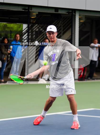 Thumbnail 3 in NYSPHSAA Championships (Singles 1st Round) photogallery.