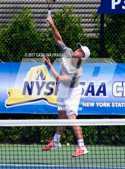 Thumbnail 1 in NYSPHSAA Championships (Singles 1st Round) photogallery.