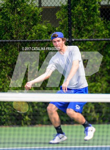 Thumbnail 1 in NYSPHSAA Championships (Singles 1st Round) photogallery.